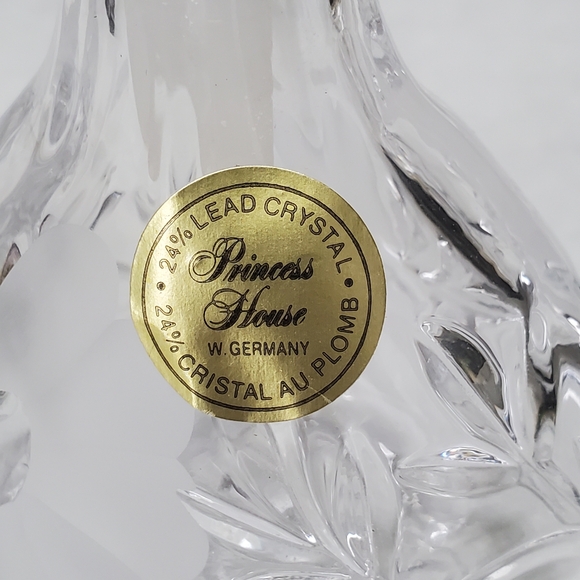 Princess House 24% Lead Crystal Vanity Set Vintage from West Germany - Picture 5 of 15